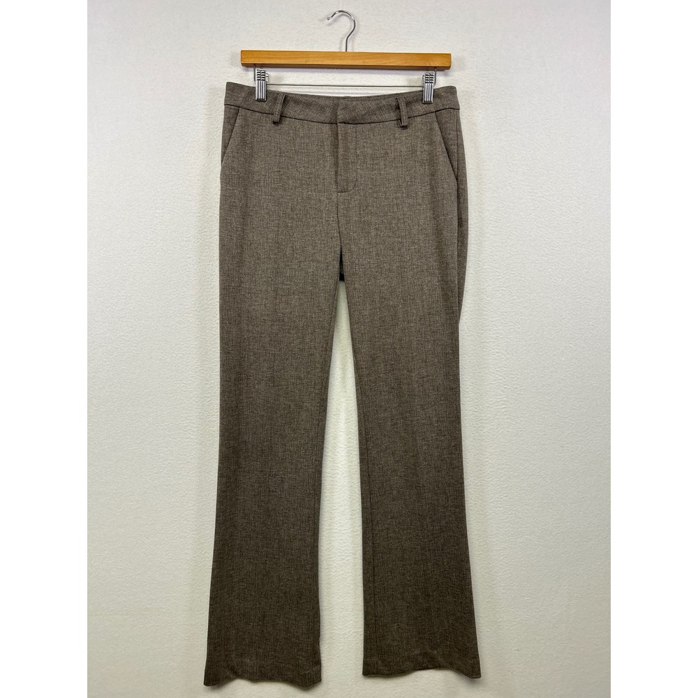 KUT from the Kloth Office Siren Professional Womens 4 Brown Flare Dress Pants